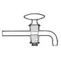 control valve with curved connection to 90º ref. 426 thumbnail