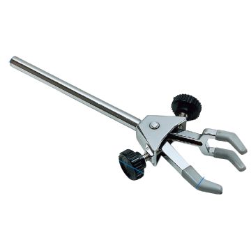 Triplex Three-Finger Clamp Chromium-Plated Metal PVC Tips Ø 0–35 mm