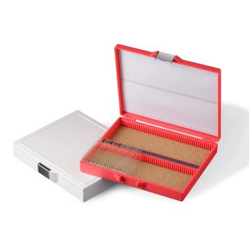 Caja para portaobjetos