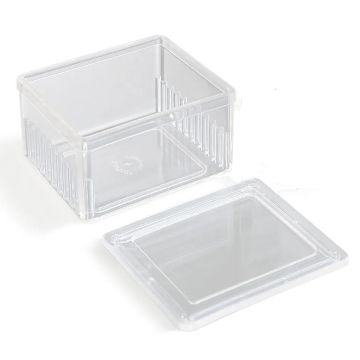 4 Cubetas de tinción con tapa para 10 portas tipo Schifferdecker