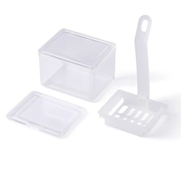 Cubeta y cestillo de tinción TPX autoclavable