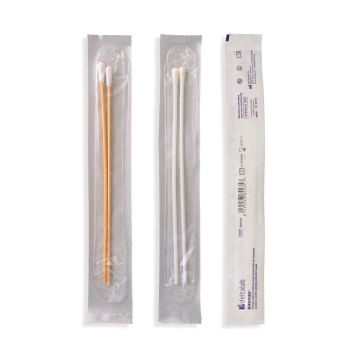 Ethylene oxide-sterilised swabs, pack of 2, individually wrapped