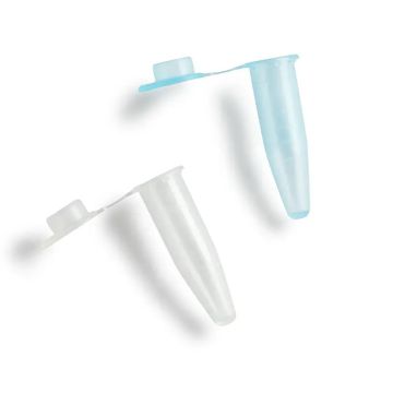 Tubo graduado 0,5 ml tapón plano para PCR libre de RNAsa, DNAsa y pirógenos