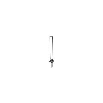 chromatography column with filter plate nº 0 ref. 409