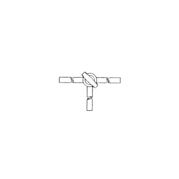 valve of three branches "t" to 90º ref. 430