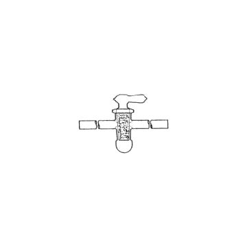 vacuum valve with two branches on the same axis ref. 438