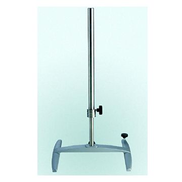 Double T-base telescopic support AISI 304 stainless steel rod 32 mm Ø height 725-1025 mm
