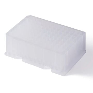 96-Well Square Well Round-Bottom Polypropylene Plate, Autoclavable
