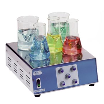 Multiposition Magnetic Stirrer 5-Place Without Heating Multimatic 5-S