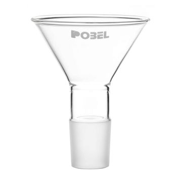 Borosilicate Powder Funnel with Ground Glass Joint