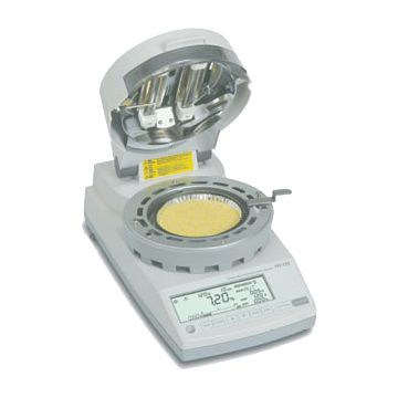 Analizador de humedad sensor Unibloc y lámparas de cuarzo infrarrojo FD-720
