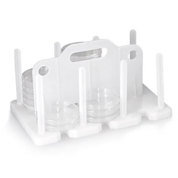 Almacenamiento y transporte placas Petri de 90 a 100 mm.