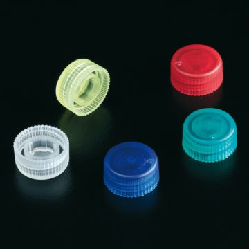 Caps for screw thread microtubes