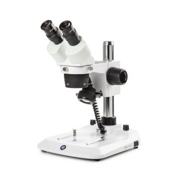StereoBlue Binocular Stereo Microscope 20x/40x with LED Illumination