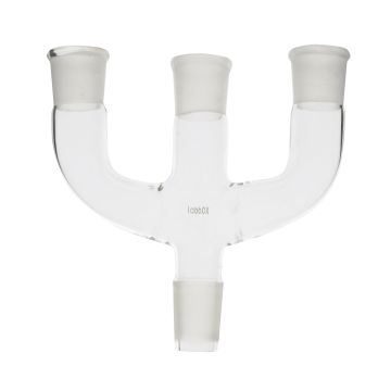 Three-Port Parallel Adapter Borosilicate 3.3