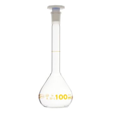 Volumetric flask class A according to USP with individual certificate GLASSCO