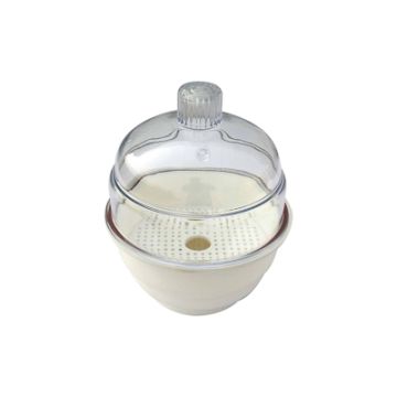 Desiccator with knobbed lid