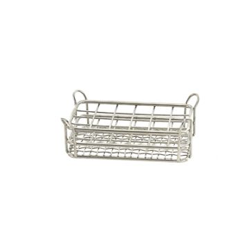 Stainless steel vial rack