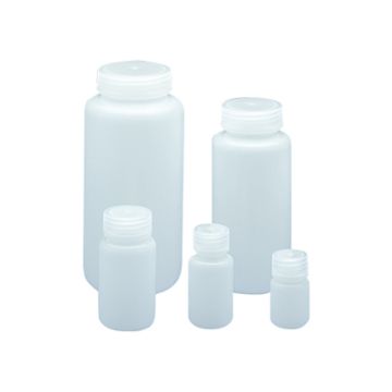 Wide mouth round bottle HDPE