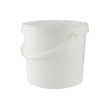 PP cylindrical container with handle