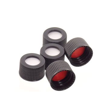 Open top screw cap with 13-425 thread PTFE/Silicone septum