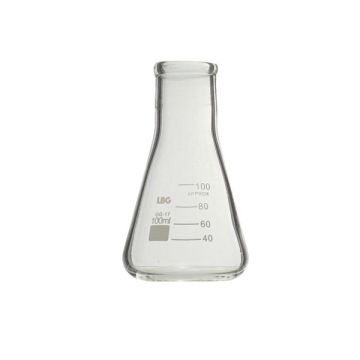 Matraz Erlenmeyer cuello estrecho LBG