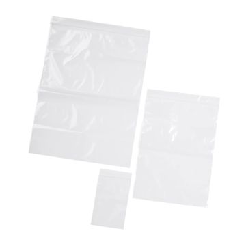 Transparent Polypropylene Zip-Lock Bags for Samples