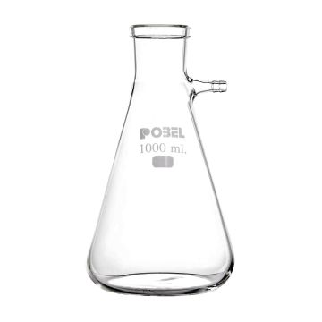 Borosilicate Kitasato Flask with Side Olive for Vacuum