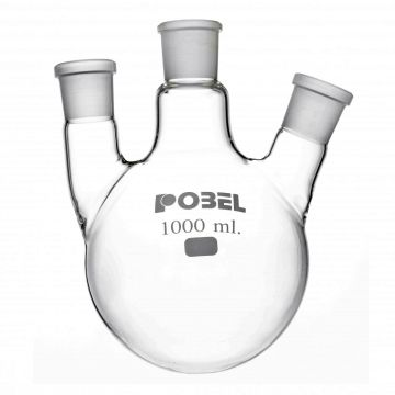 Three-necked spherical flask