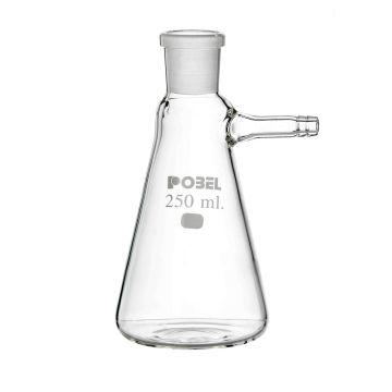 Borosilicate Glass Kitasato Flask with Ground Glass Joint for Vacuum Filtration