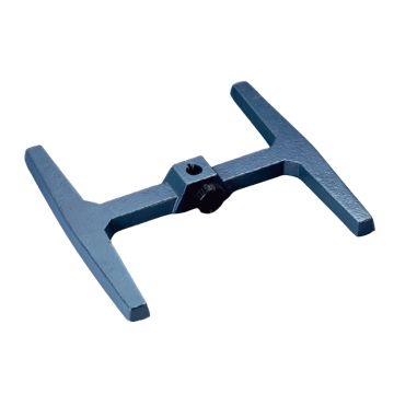 Mini Double T-Bar Support with Fixing Clamp for 8–12 mm Rods