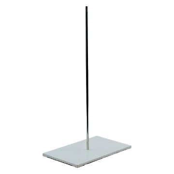 Centre Plate Laboratory Stand, Dural Rod Ø 10 x 600 mm